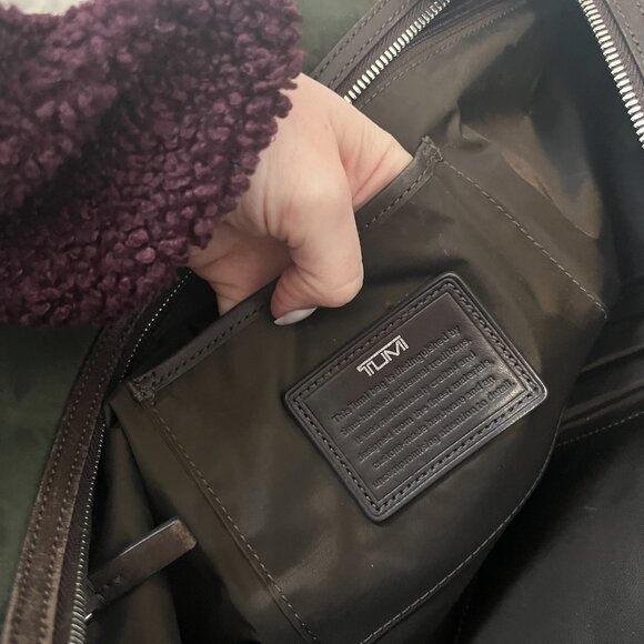 Tumi Green Nylon Tote Bag - Picture 9 of 9